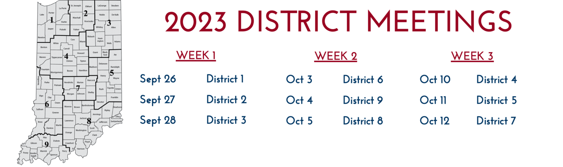 2023 District Meetings