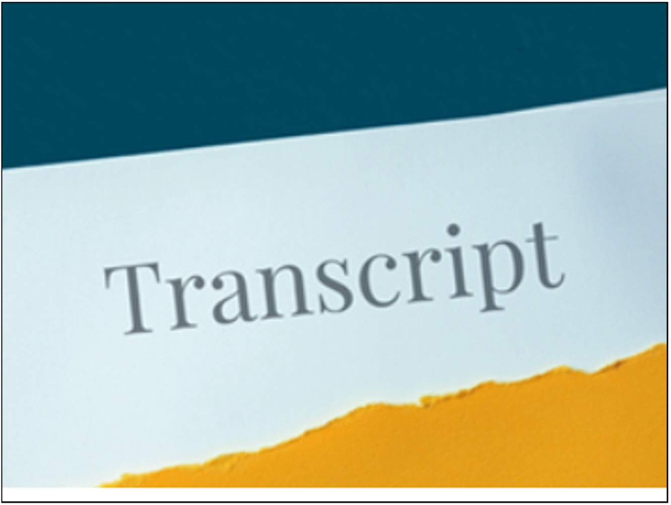 Did you know you can print your own transcript?