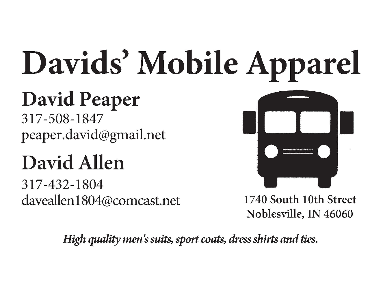 Davids' Mobile Apparel